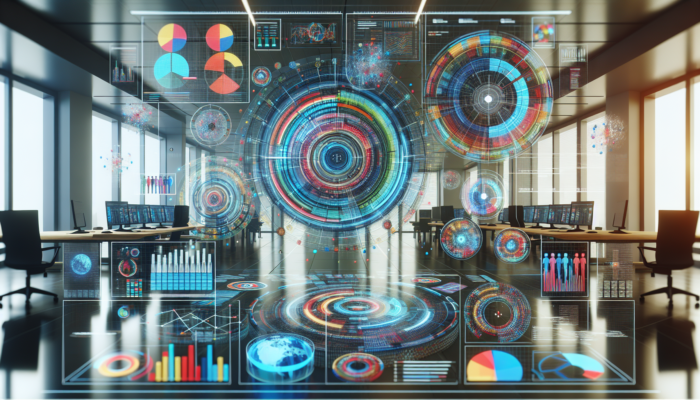 A modern dashboard showing graphs and charts on customer behavior and engagement, optimized for mobile.
