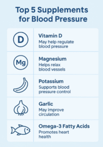 Top 5 supplements for blood pressure