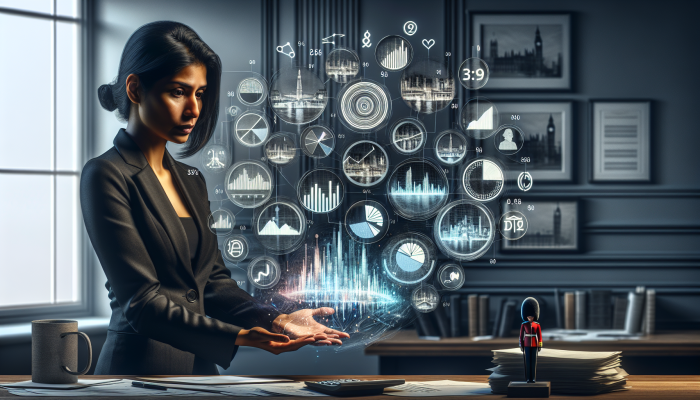 How to Consolidate Debt with Fluctuating Income: A Guide | DCL Person reviewing financial documents in a UK office, concerned about debt consolidation with fluctuating income.