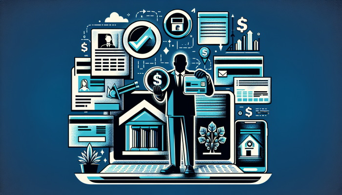 Debt Consolidation Loans with Fast Approval: Quick Solutions | DCL Borrower submitting ID, utility bills, pay slips, and tax returns for loan application verification.