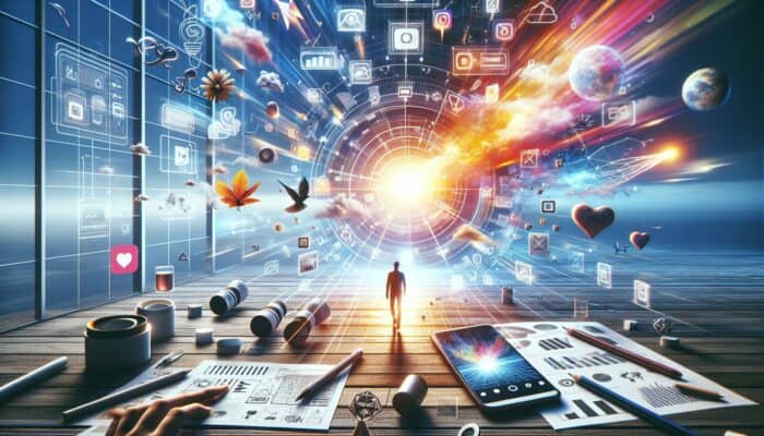 How to Optimize Instagram Stories for Hosting: A vibrant Instagram story with high-quality visuals and colorful effects, enhancing brand identity and viewer engagement.