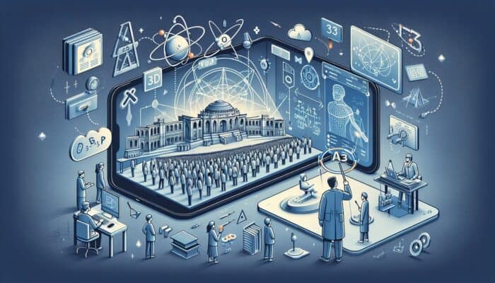 An AR tour of a historical site, student visualising physics, doctor practising surgery in AR.