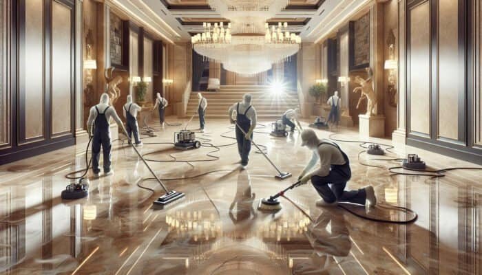 Travertine Floor Cleaning Restores Radiance in Sutton