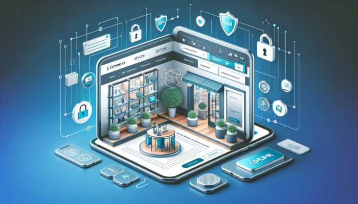 Modern e-commerce site for a Warminster business: intuitive navigation, responsive designs for mobile and desktop, vibrant product displays, and GDPR privacy icons.