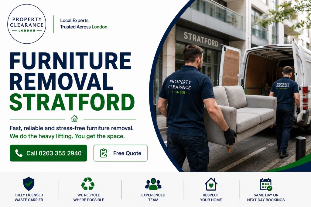 Furniture Removal Services in Stratford: Get Your Quotes Today