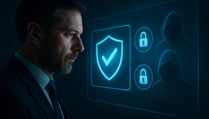 Protecting Yourself from Clone Lender Websites: Stay Safe Online | DCL UK borrower checking a lender on the FCA register, shielded from fraudulent clones in a digital interface